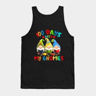 100 Days With My Gnomies 100 Days Of School Tank Top